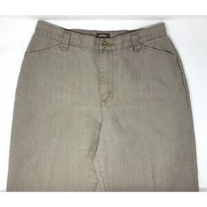 LEE RIDERS Casuals Vintage Beige High Rise Waist Women's Pants‎ Size 12